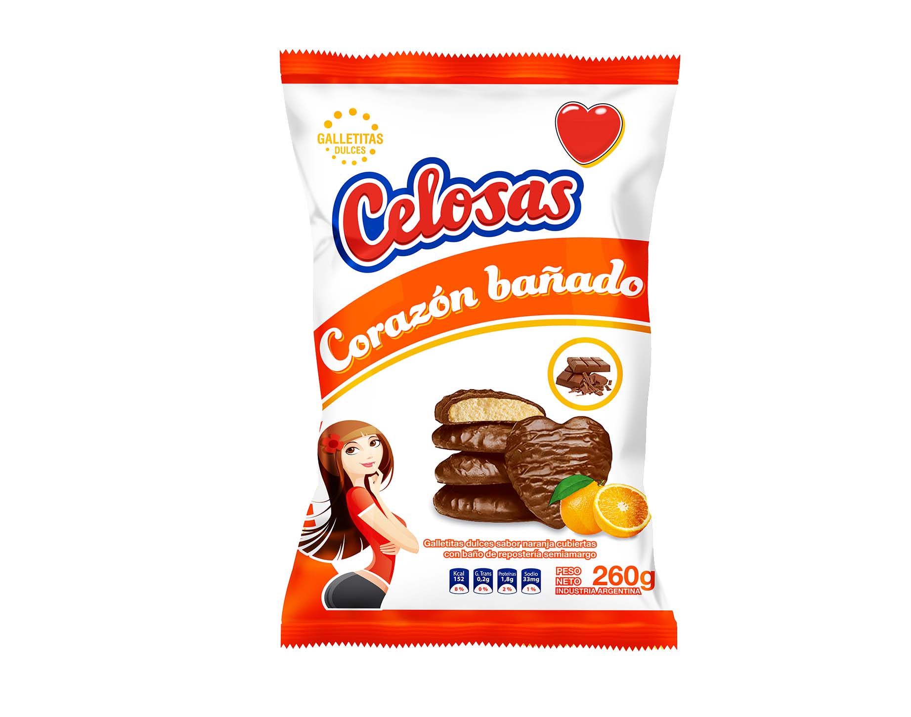 Galletitas Celosas Corazones